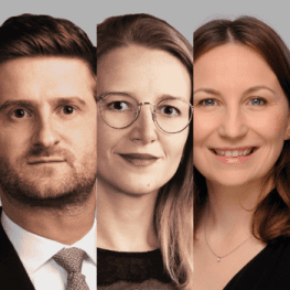 Antoine Santoni, Julie Parent et Nadège Debeney, A&O Shearman