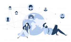 Illustration accompagnement e-commerce © Oxatis